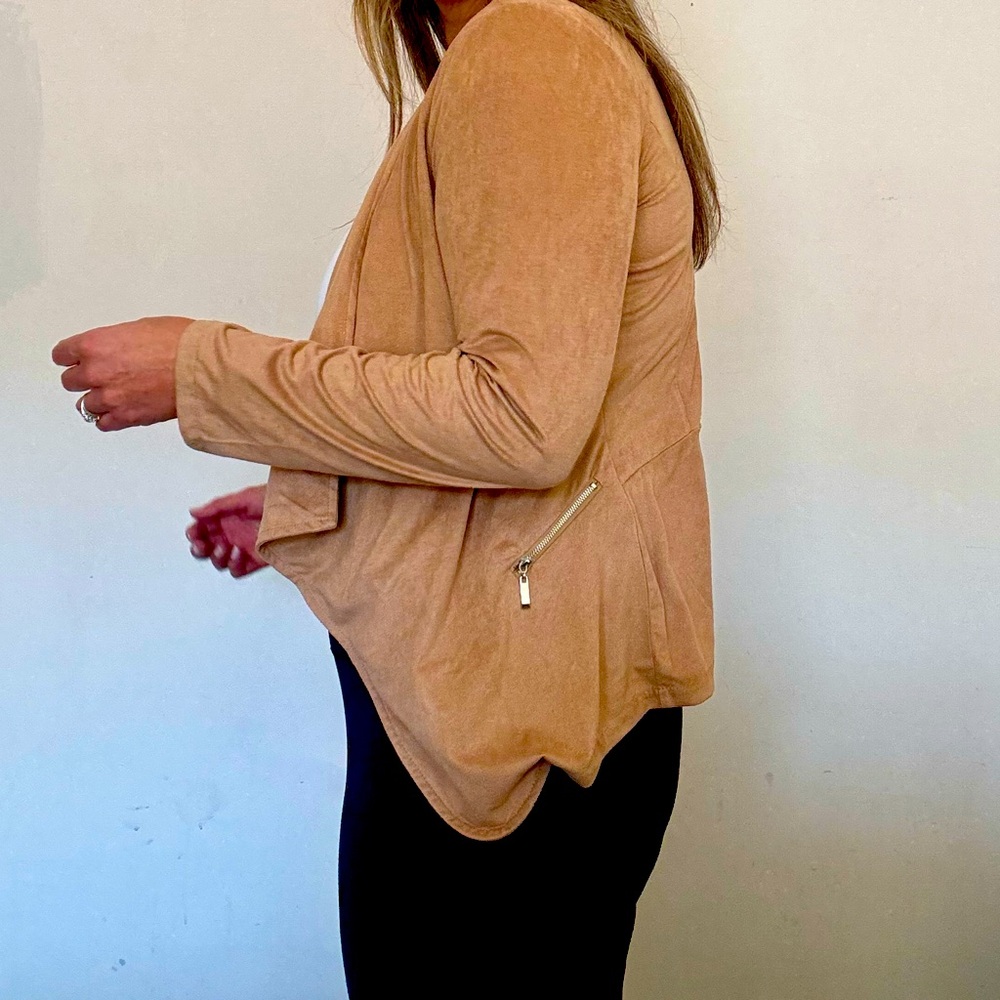 Ultra suede washable jacket